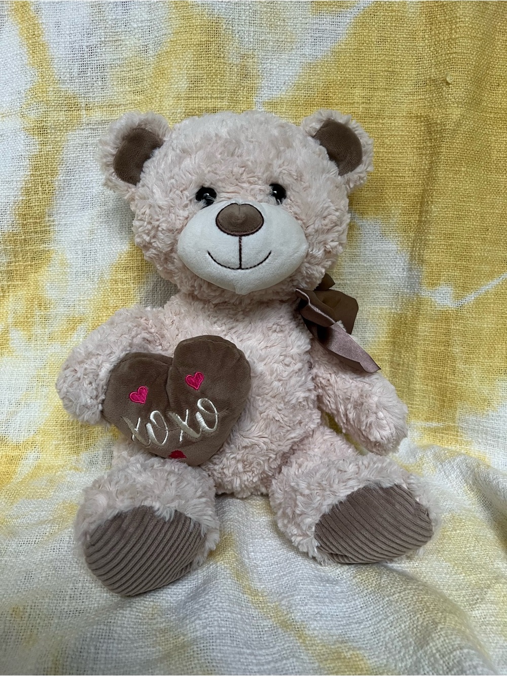 Plush Beige Teddy Bear